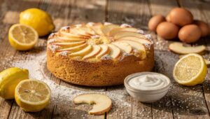 Torta di mele con yogurt e limone: soffice, facile e pronta in 40 minuti
