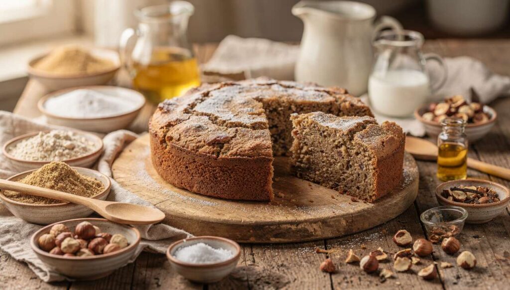 Torta di nocciole senza glutine: facile, veloce e sempre morbida