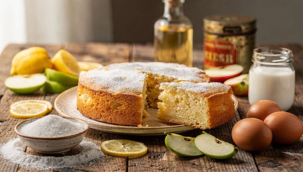 Torta di mele al limone: soffice, veloce e profumatissima per la colazione