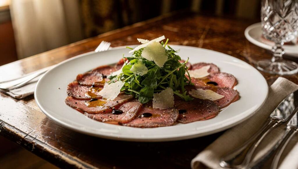 Carpaccio creato per una contessa: la storia autentica dietro il piatto crudo più famoso al mondo