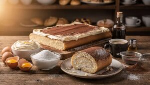Rotolo al tiramisù senza forno: la ricetta che profuma di pasticceria fatta in casa