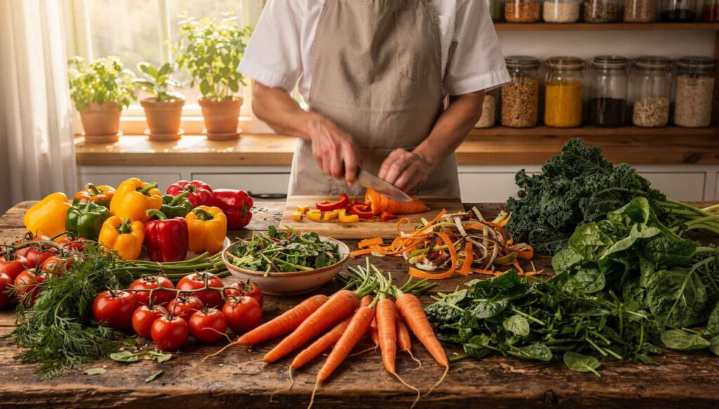 Come valorizzare ogni parte della verdura secondo la cucina circolare